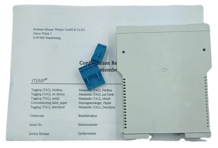 Transmissor de Temperatura Endress+Hauser iTemp TMT121-B31BA - Cabo Eletro