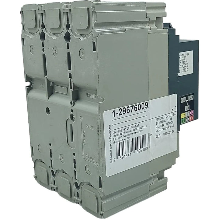 Disjuntor Caixa Moldada Merlin Gerin NS100H 750v 8kv 50A - Cabo Eletro