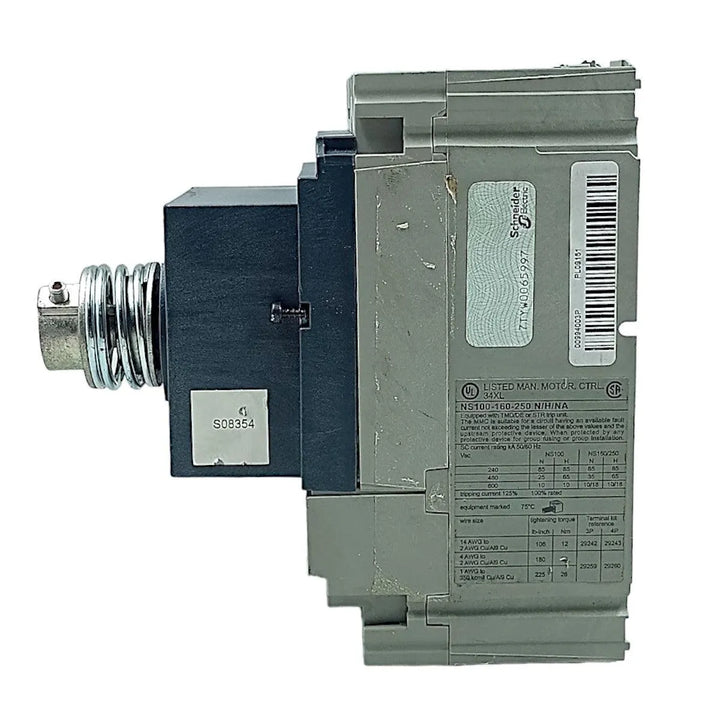 Disjuntor Caixa Moldada Merlin Gerin NS100H 750V 8Kv 50/60Hz - Cabo Eletro