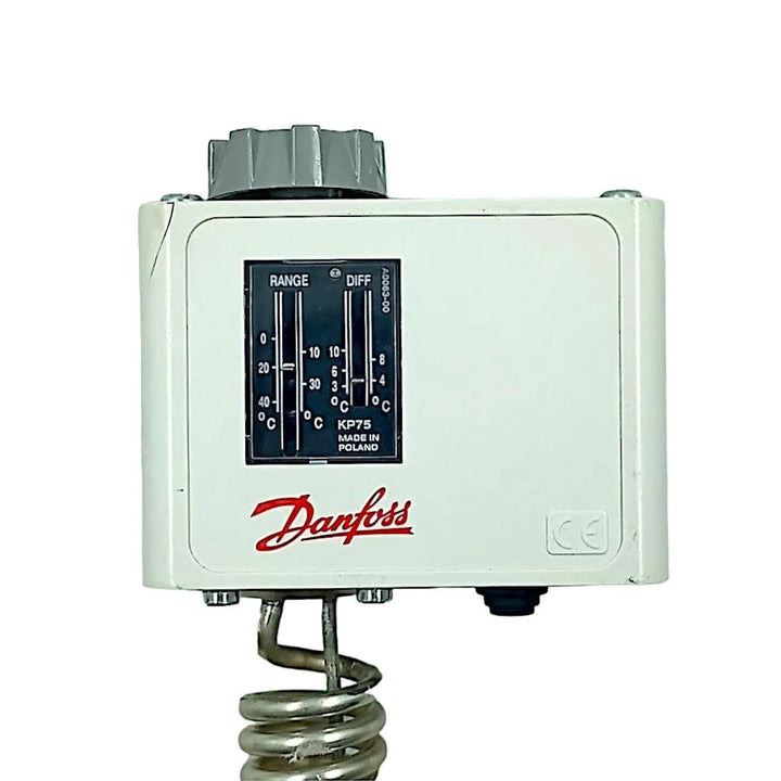 Termostato Danfoss KP75 0° a 40°c - Cabo Eletro