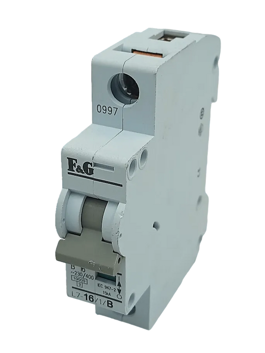 Disjuntor Monopolar F&G L7-16/1/B 230/400V 15kA - Cabo Eletro