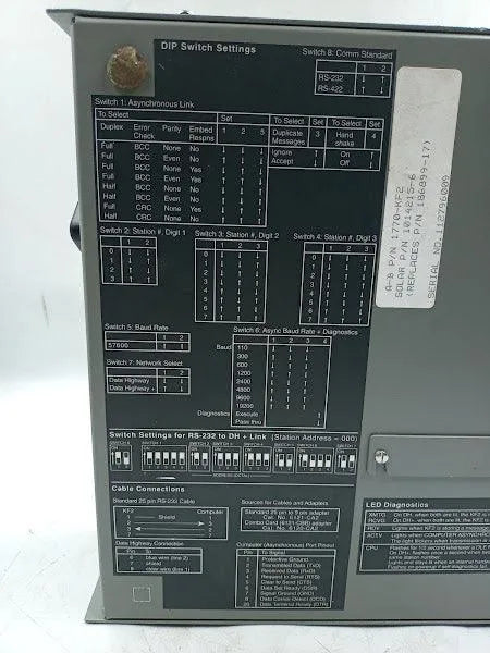 Módulo Interface Allen Bradley 1770-KF2 - Cabo Eletro