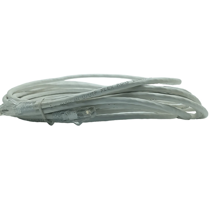 Patch Cord Furukawa RJ/45 CAT.6 6M- T568A/B Branco 35123508 - Cabo Eletro