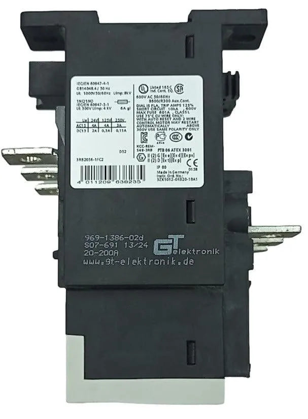 Relé de Sobrecarga Siemens 3RB2056-1FC2 50-200A ( Usado ) - Cabo Eletro