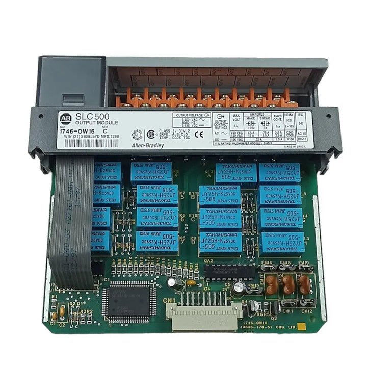 Módulo de Saída Allen Bradley SLC500 1746-OW16 C - Cabo Eletro