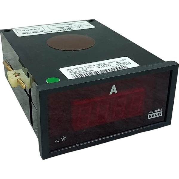 Medidor Amperímetro Kron DG48 220v 0 A 60/5A - Cabo Eletro