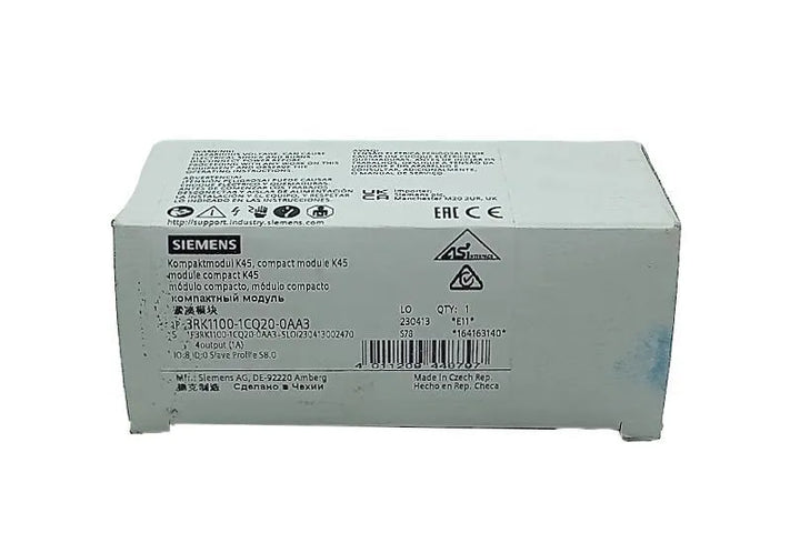 Módulo Compacto SIEMENS 3RK1100 1CQ20 0AA3 1A 24V DC - Cabo Eletro