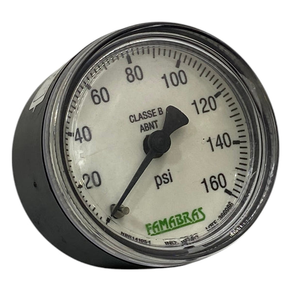 Manômetro Famabras DN 40mm 0 a 160Psi 1/8NPT - Cabo Eletro