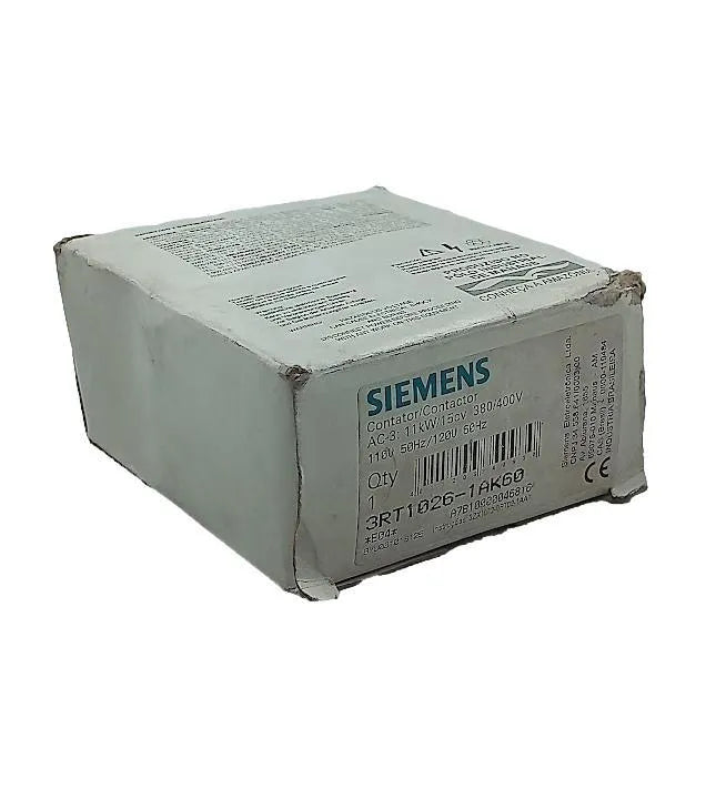 Contator Tripolar Siemens 3RT1026-1AK60 220v 50Hz - Cabo Eletro