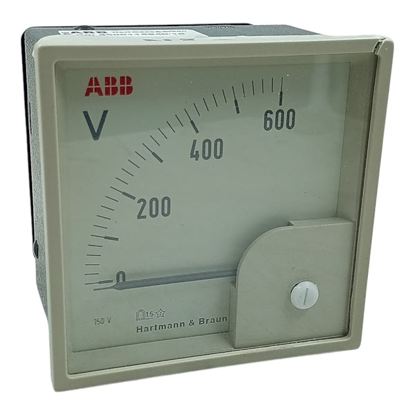Voltimetro ABB 96x96 0-600 150v