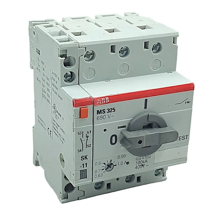 Disjuntor Motor Termomagnético ABB MS325 690V~ 100KA + SK-11 - Cabo Eletro