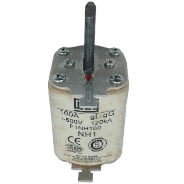 Fusível Retardado Weg F1NH160 NH1 500V 120KA 160A - Cabo Eletro