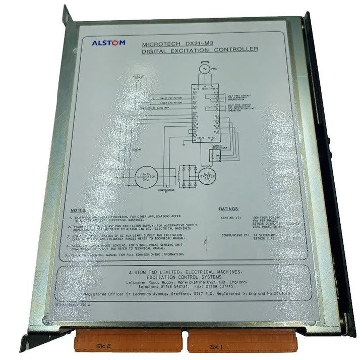 Controlador de Excitação Digital ALSTOM Microtech DX21-M3 - Cabo Eletro