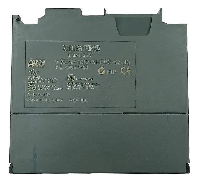Módulo de Saída Analógica Siemens 6ES7332-5HF00-0AB0 AO 8x12BIT - Cabo Eletro