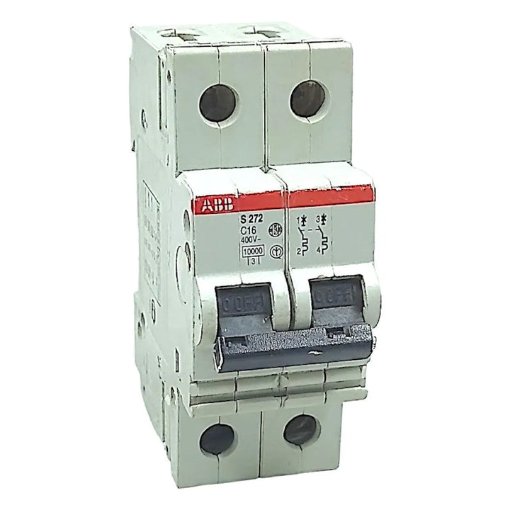 Disjuntor Bipolar ABB S272-C16 Curva C 16A 400v 10kA - Cabo Eletro