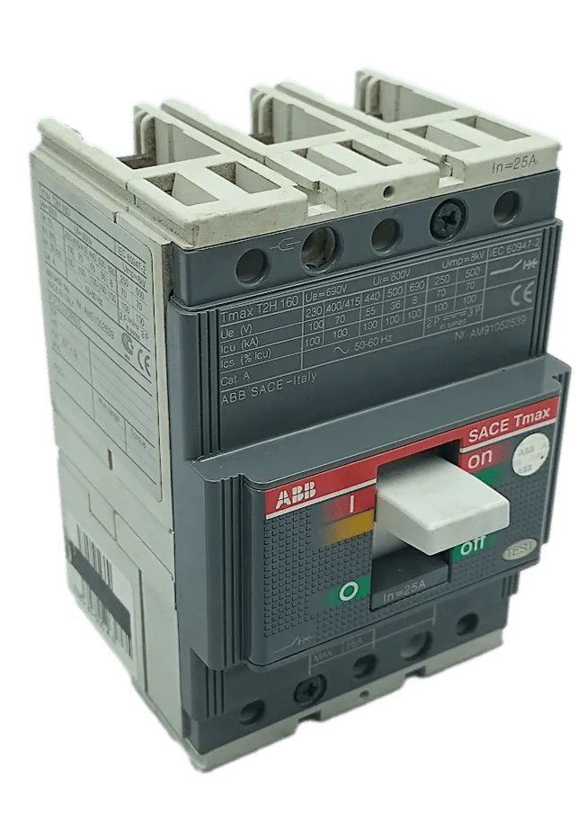 Disjuntor Abb Sace Tmax T2H 160 25A 800V - Cabo Eletro