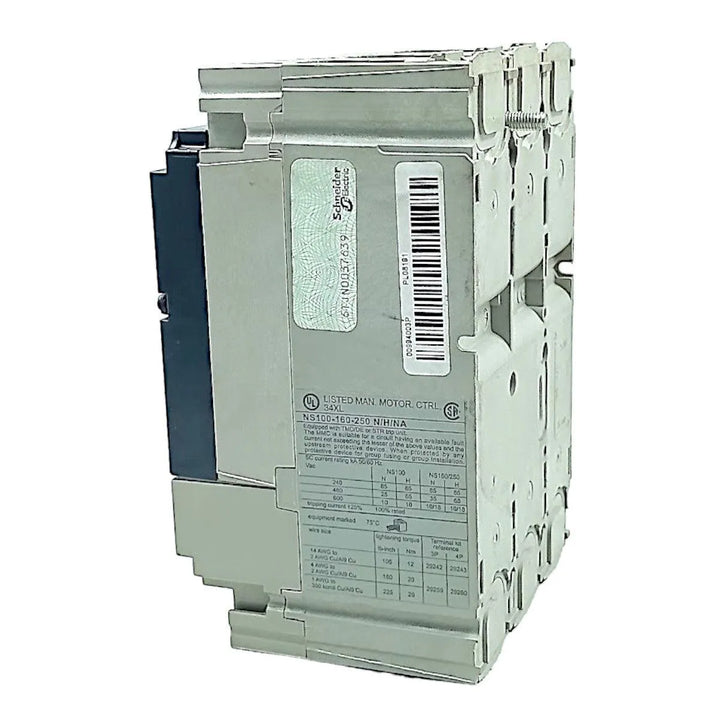 Disjuntor Caixa Moldada Merlin Gerin NS100H 750V 8KV 40A - Cabo Eletro