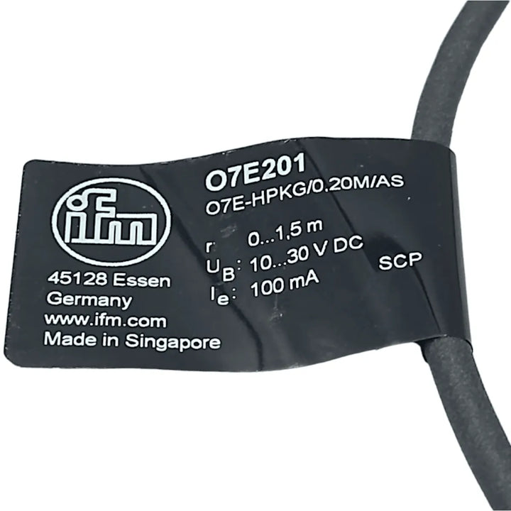 Sensor de Feixe IFM O7E201 O7E-HPKG/0,20M/AS - Cabo Eletro