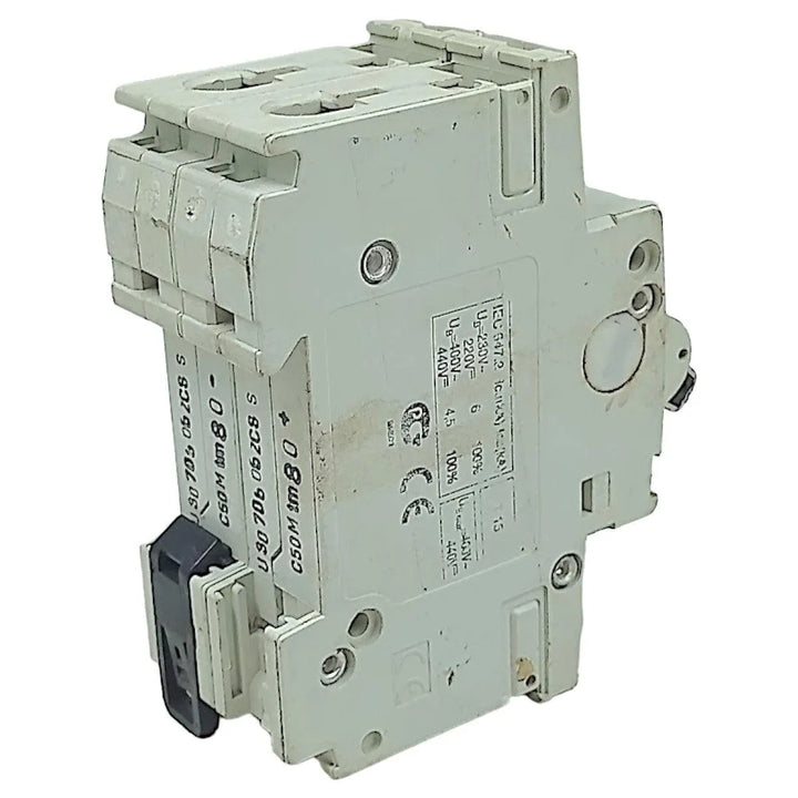 Disjuntor Bipolar ABB S262UC-C50 Curva C 50A 400/440v 4,5kA - Cabo Eletro