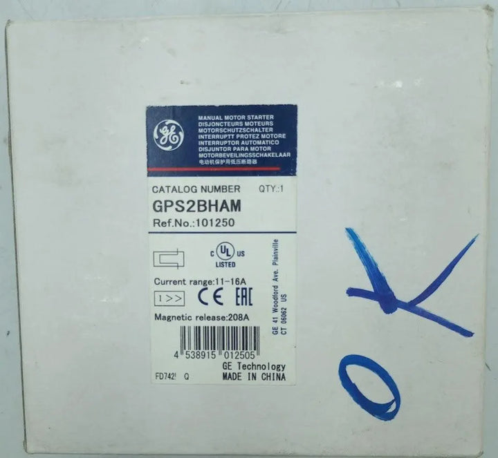 Disjuntor Motor GE GPS2BHAM 11-16A 1000v 8kV - Cabo Eletro