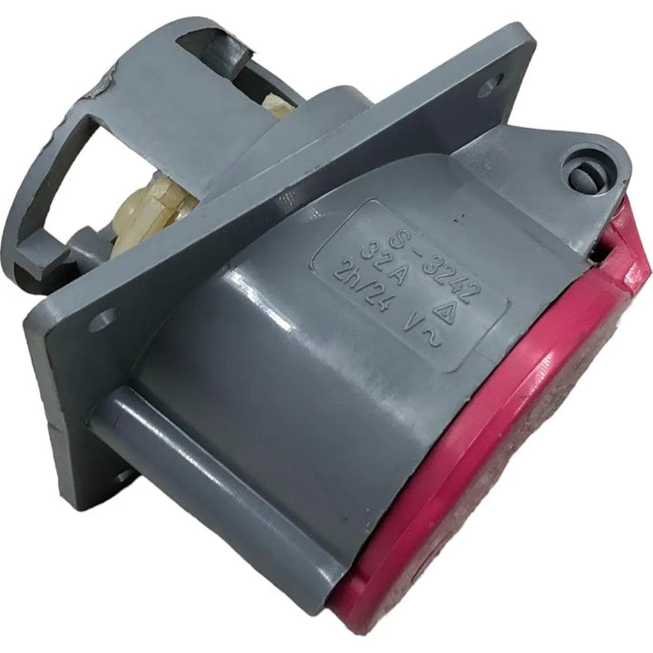 Tomada De Embutir STECK S-3242 32A 2H 24v 2P+T - Cabo Eletro