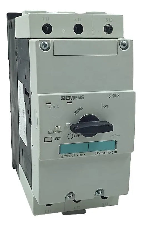 Disjuntor Motor Siemens 3RV1341-4HC10 50A - Cabo Eletro