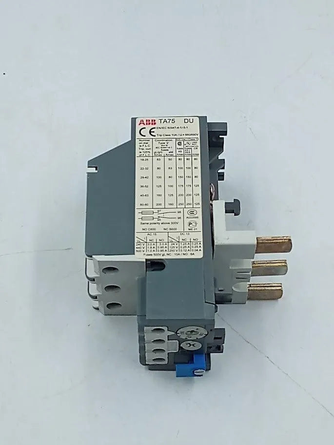 Relé Térmico Abb TA75 DU 80 60-80A 690V - Cabo Eletro