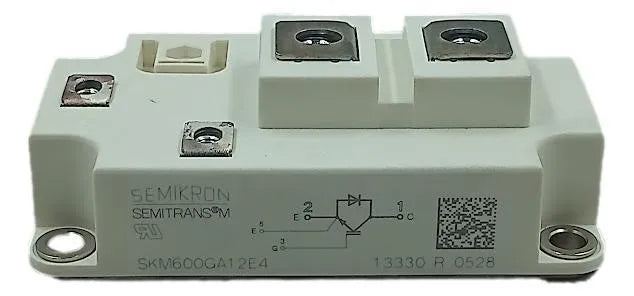 Módulo IGBT Semitrans 4 Semikron SKM600GA12E4 - Cabo Eletro