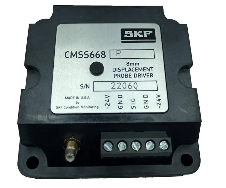 Drive de Sonda de Deslocamento SKF CMSS 668P 24v 8mm - Cabo Eletro