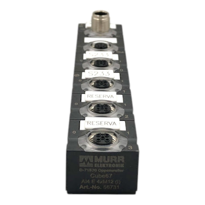 Módulo de Extensão de E/S Murr Elektronik CUBE67 AI4 E 4xM12 - Cabo Eletro