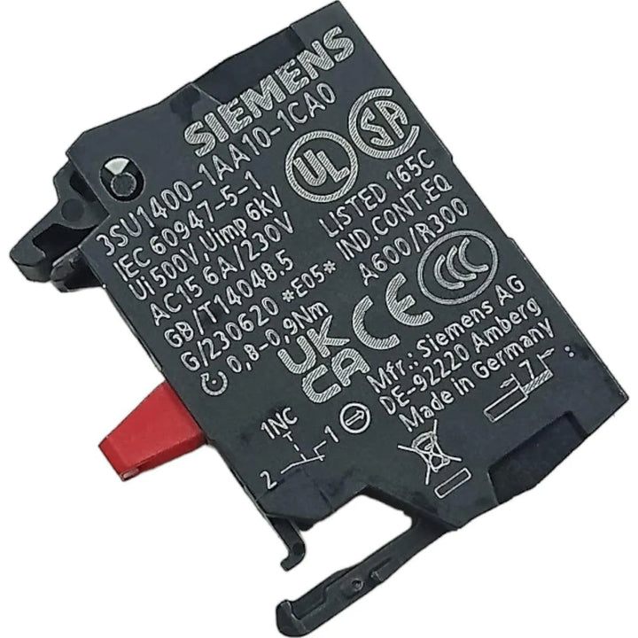 Chave Comutadora Siemens 3SU1100-2BF60-1MA0 22m 2P 1NA 1NF - Cabo Eletro