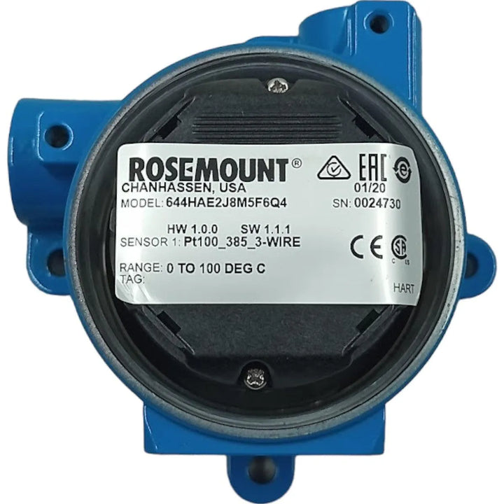 Transmissor de Temperatura Rosemount 644HAE2J8M5F6Q4 - Cabo Eletro