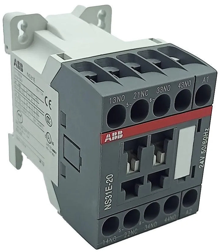 Mini Contator ABB NS31E-20 24v 50/60Hz 10A 6kV - Cabo Eletro