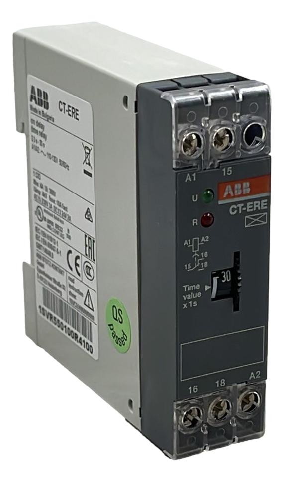 Relé Temporizador ABB CT-ERE 1SVR550100R4100 - Cabo Eletro