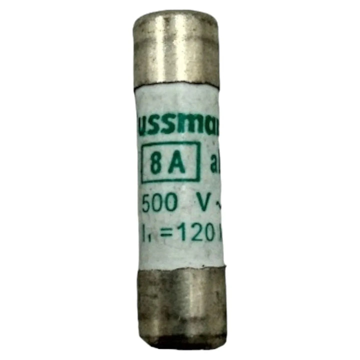 Fusível Cartucho 10x38mm aM Bussmann 8A 500v 120kA - Cabo Eletro