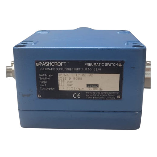 Pressostato Ashcroft VP-W4-T-IP-06-02 210Bar - Cabo Eletro