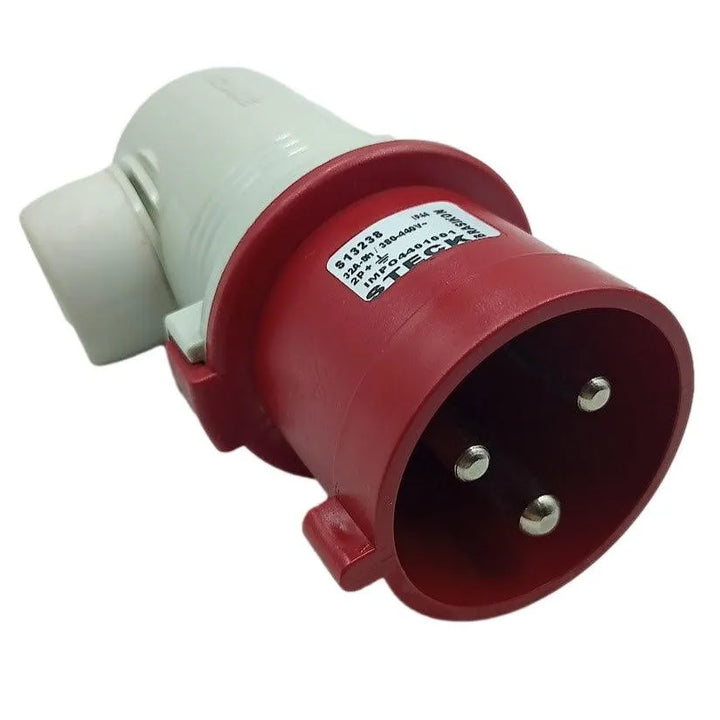 Plug Industrial Steck S13238 32A 9H 380-440v 2P+T IP44 - Cabo Eletro