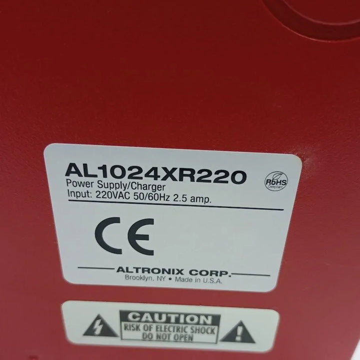 Fonte de Alimentação Altronix AL1024XR220 220VAC 2,5A - Cabo Eletro