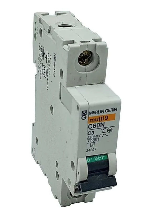 Disjuntor Monopolar Merlin Gerin C60N C3 230/400v - Cabo Eletro