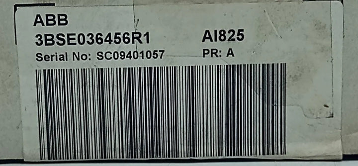 Módulo Entrada Analógica ABB AI825 3BSE036456R1 A - Cabo Eletro