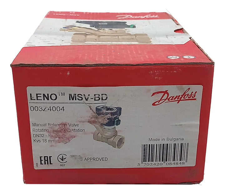 Válvula De Balanceamento DANFOSS MSV-BD 03Z4004 - Cabo Eletro