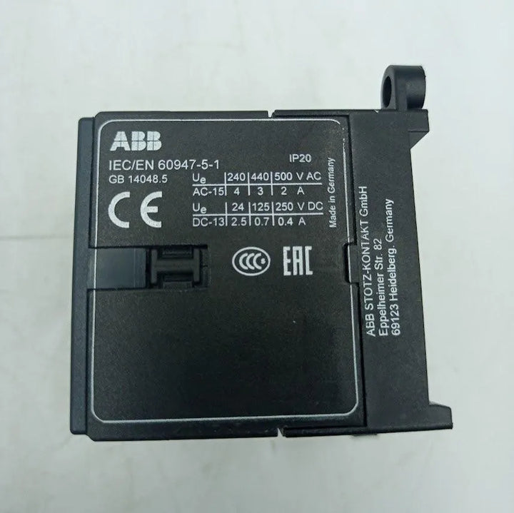 Mini Contator ABB K6S-31Z-1.7-71 0,4A 250vDC +24+vDC - Cabo Eletro