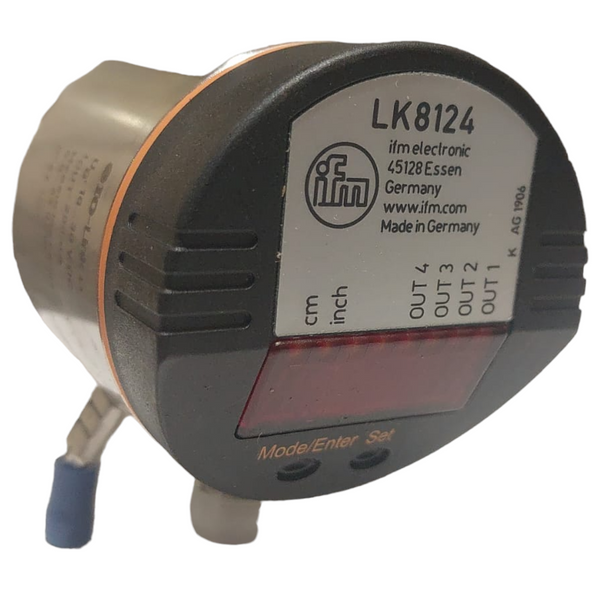 Sensor de Nível Eletrônico IFM LK8124 LK0728B-B-00KVPKG/US - Cabo Eletro