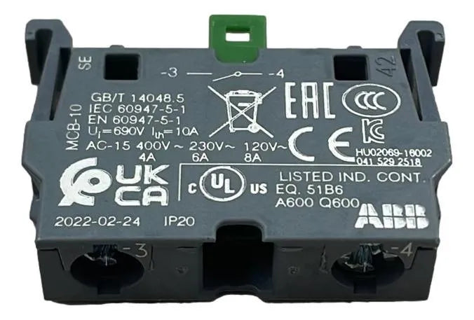 Bloco de contato ABB MCBH-20 1SFA611605R1102 - Cabo Eletro
