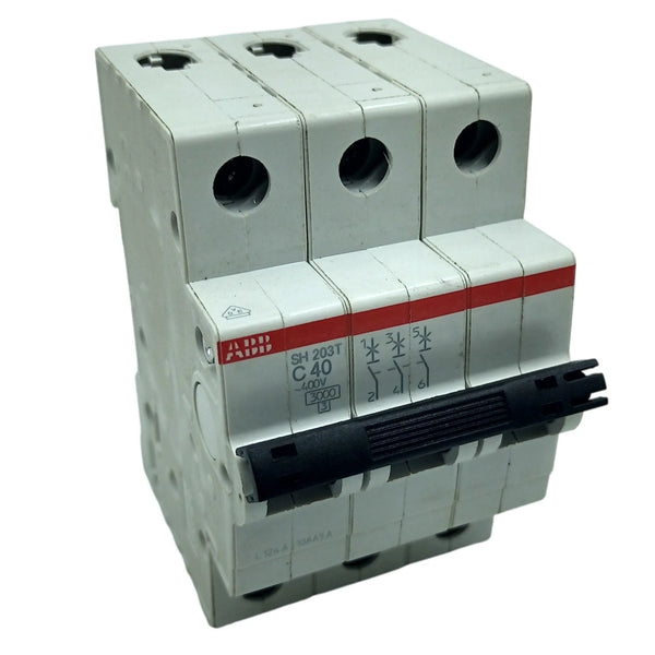 Disjuntor Tripolar ABB SH203T C40-400V - Cabo Eletro