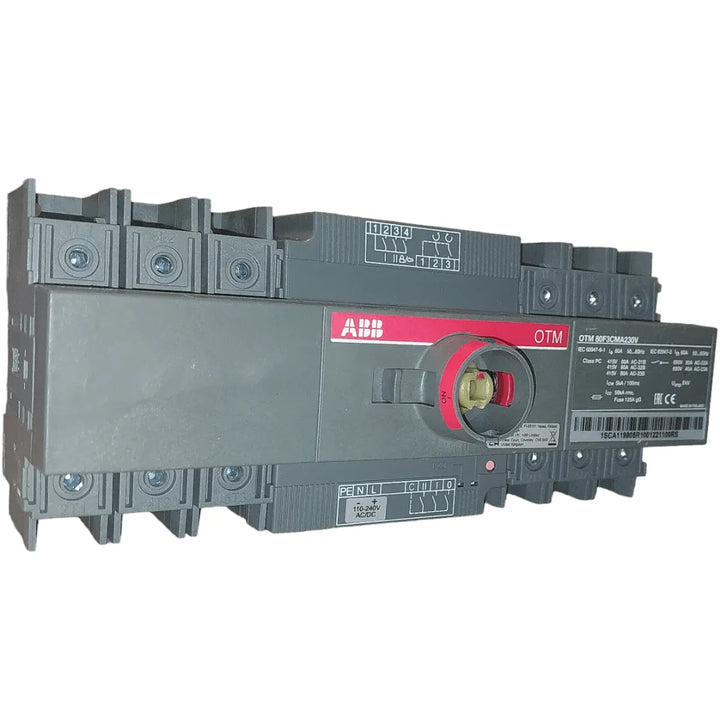 Chave Comutadora Motorizada Abb OTM80F3CMA230V 80A - Cabo Eletro