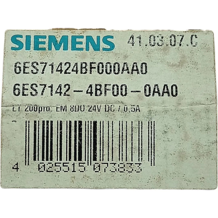 Módulo de Extensão Siemens 6ES7142-4BF00-0AA0 8DO 24v 0.5A - Cabo Eletro