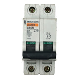 Disjuntor Bipolar Merlin Gerin C60N C2 Curva C 2A 400v 6kA - Cabo Eletro