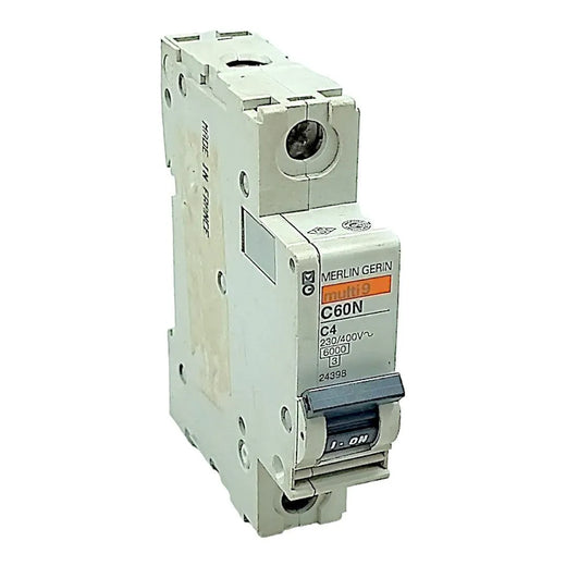 Disjuntor Monopolar 1P Merlin Gerin C60N C4 230/400V - Cabo Eletro