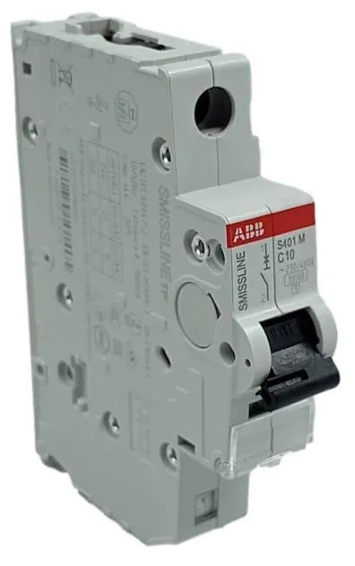 Disjuntor Monopolar ABB SMISSLINE S401M-C10 10A 230/400v - Cabo Eletro